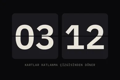 Çevirmeli saat yüzü, 03:12