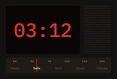 Saatli radyo saat yüzü, 03:12